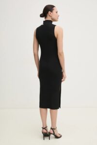 MOCK NECK RIB MIDI D - Image 2