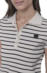 CAP SLEEVE POLO WITH