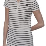CAP SLEEVE POLO WITH