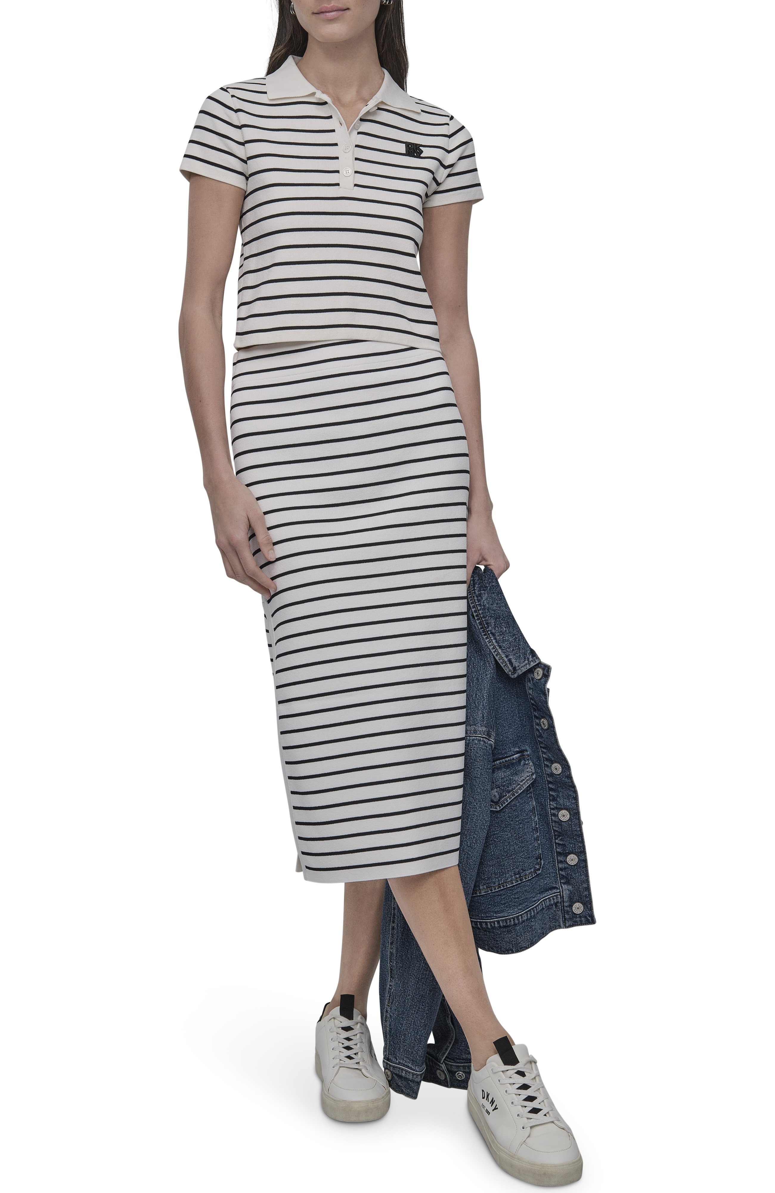 MIDI SKIRT WITH SIDE - Image 2