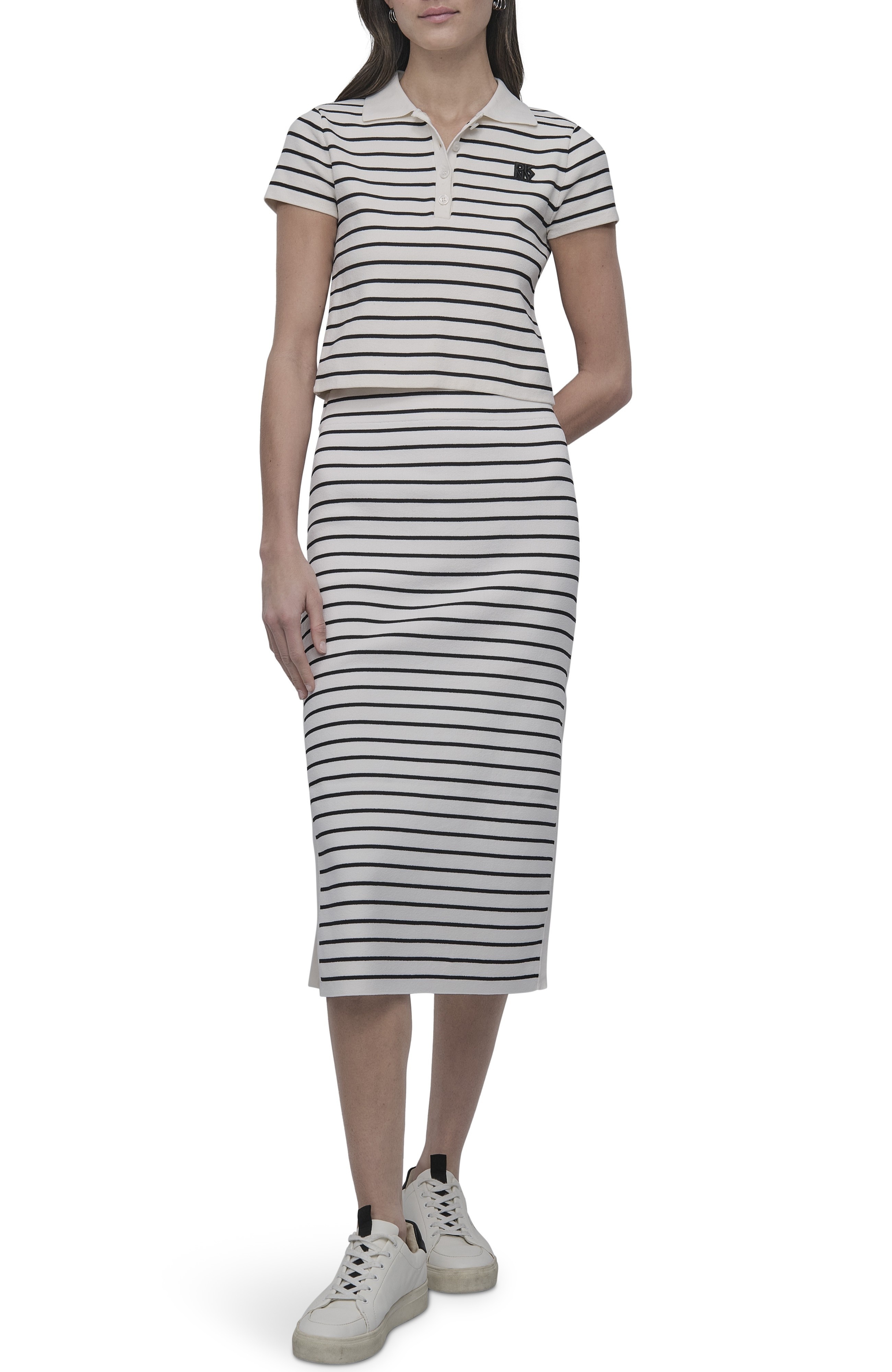 MIDI SKIRT WITH SIDE - Image 4