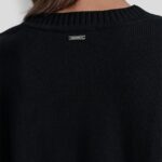 Long Sleeve Rhinestone Crew Neck Sweater