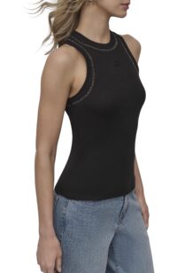 RHINESTONE AT NECK - Image 5