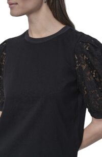 LACE PUFF SLEEVE CRE - Image 2