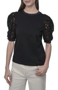LACE PUFF SLEEVE CRE - Image 5