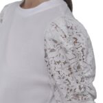 LACE PUFF SLEEVE CRE