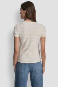 Logo Jacquard Short Sleeve Crew Neck Tee - Image 2