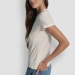 Logo Jacquard Short Sleeve Crew Neck Tee