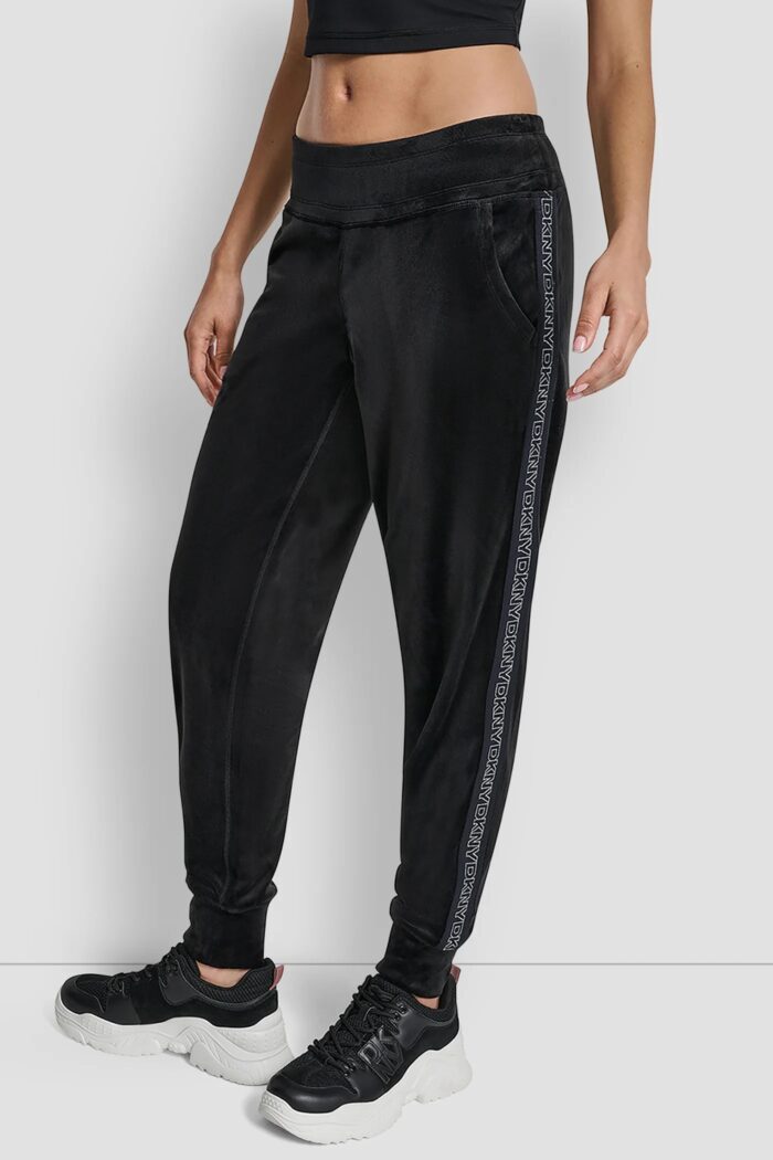 Velour Cuffed Jogger