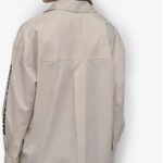 L/S BTN DWN EMB SHRT