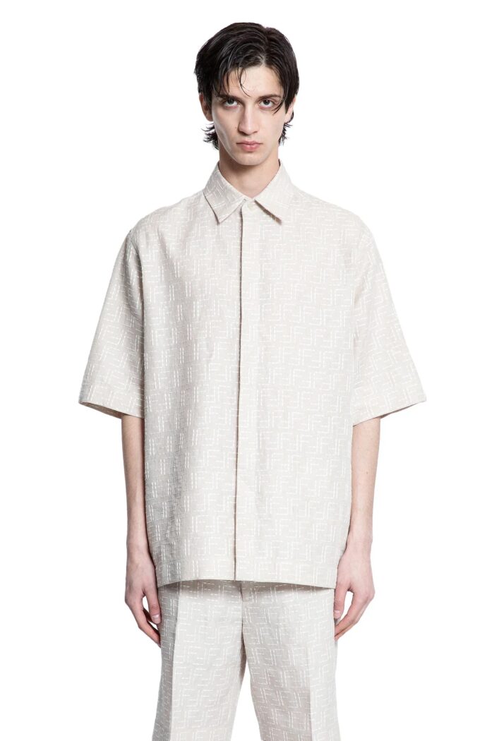 SHIRT LINEN FF JACQ ALLOVER