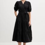 S/S TIERED POPLIN DR