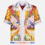 SHORT SLEEVE CUBAN COLLAR SHIRT